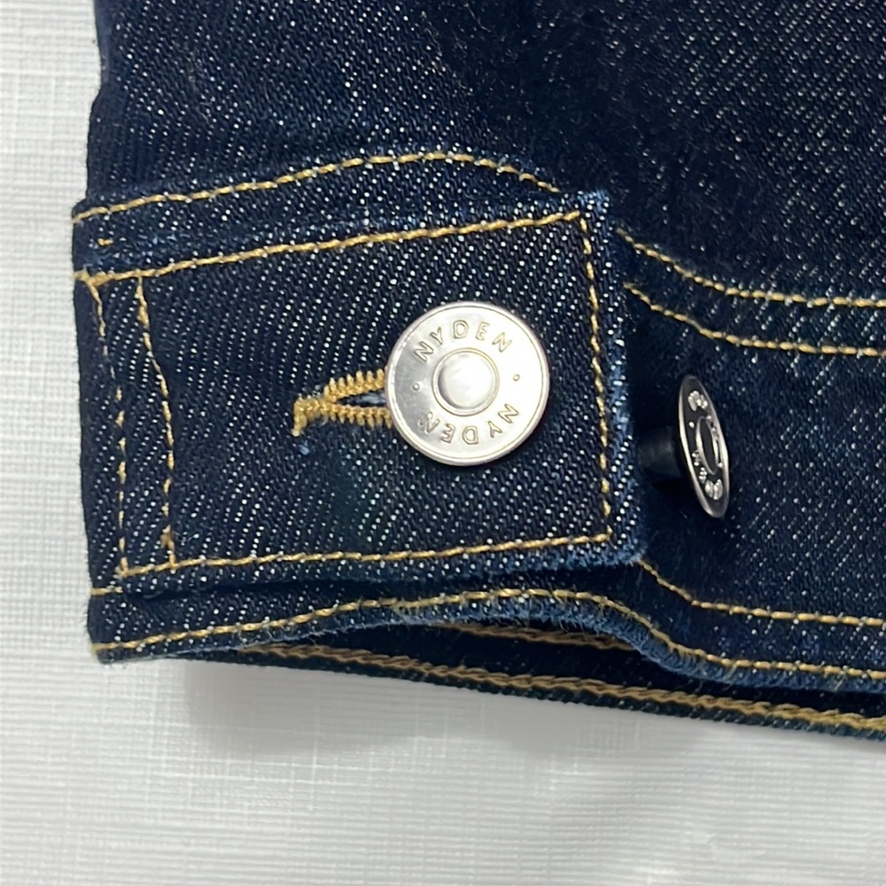 H&M /Nyden x Dr. Woo Embroidered Denim Jacket - Picture 11 of 14